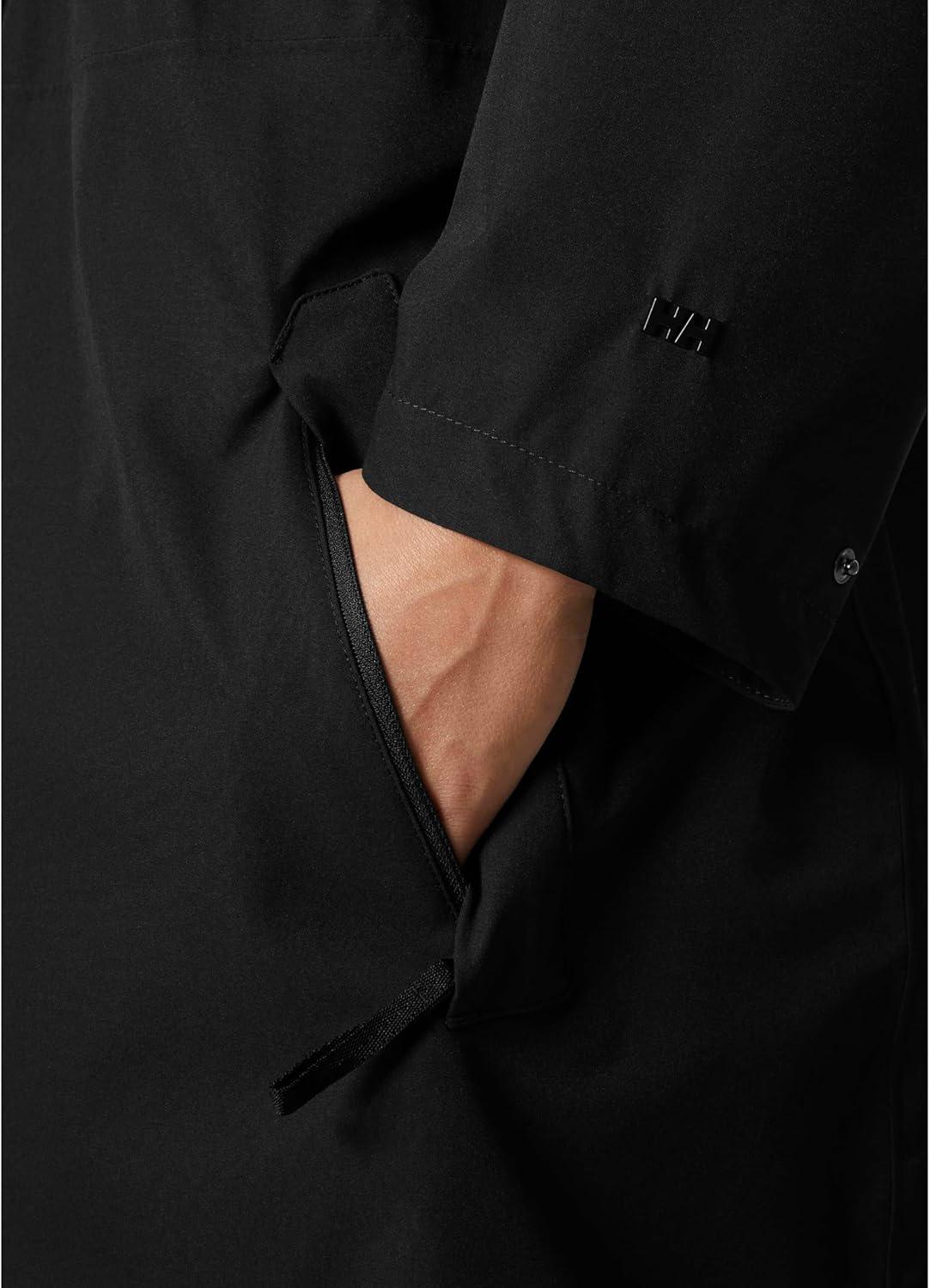 imageHellyHansen womens Lilja Belted Poncho990 Black
