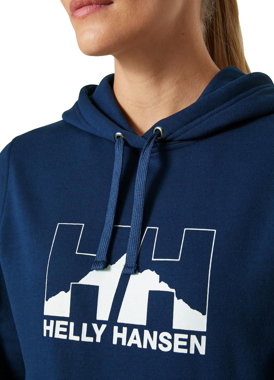imageHellyHansen womens Nord Graphic Pullover Hoodie584 Ocean