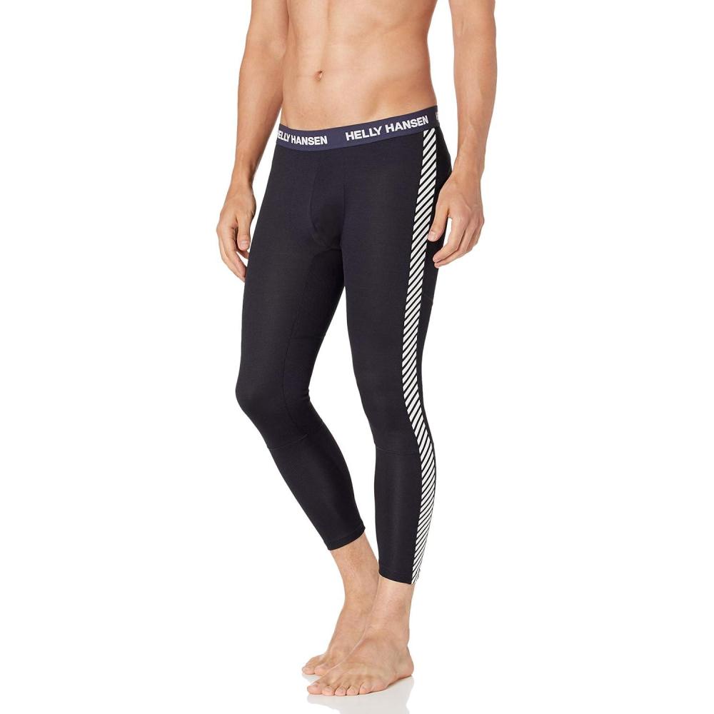 imageHelly Hansen Mens HH LIFA Lightweight Quick Dry Moisture Wicking Thermal Baselayer Pant Bottom994 Graphite Blue