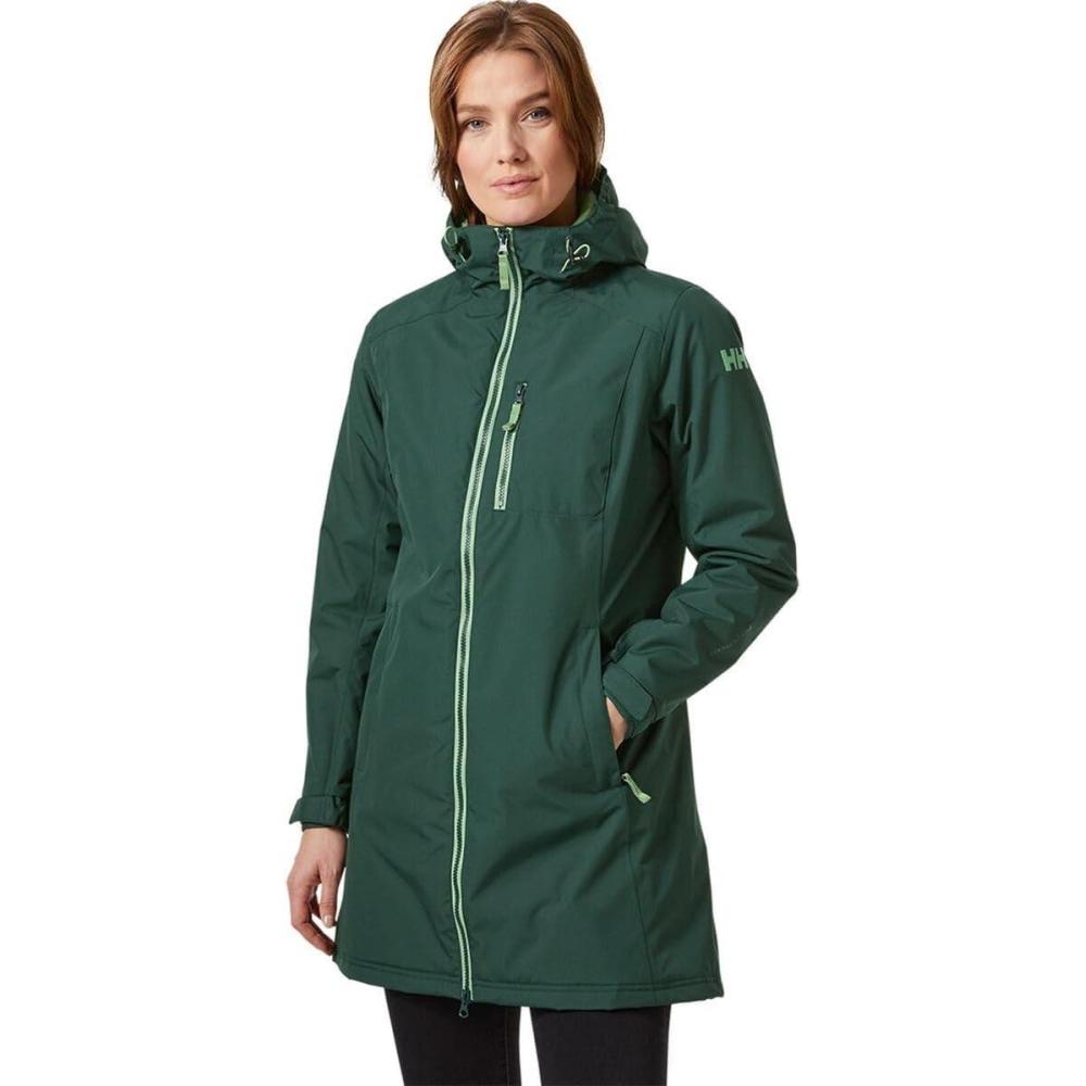 imageHelly Hansen Womens Long Belfast Jacket495 Darkest Spruce