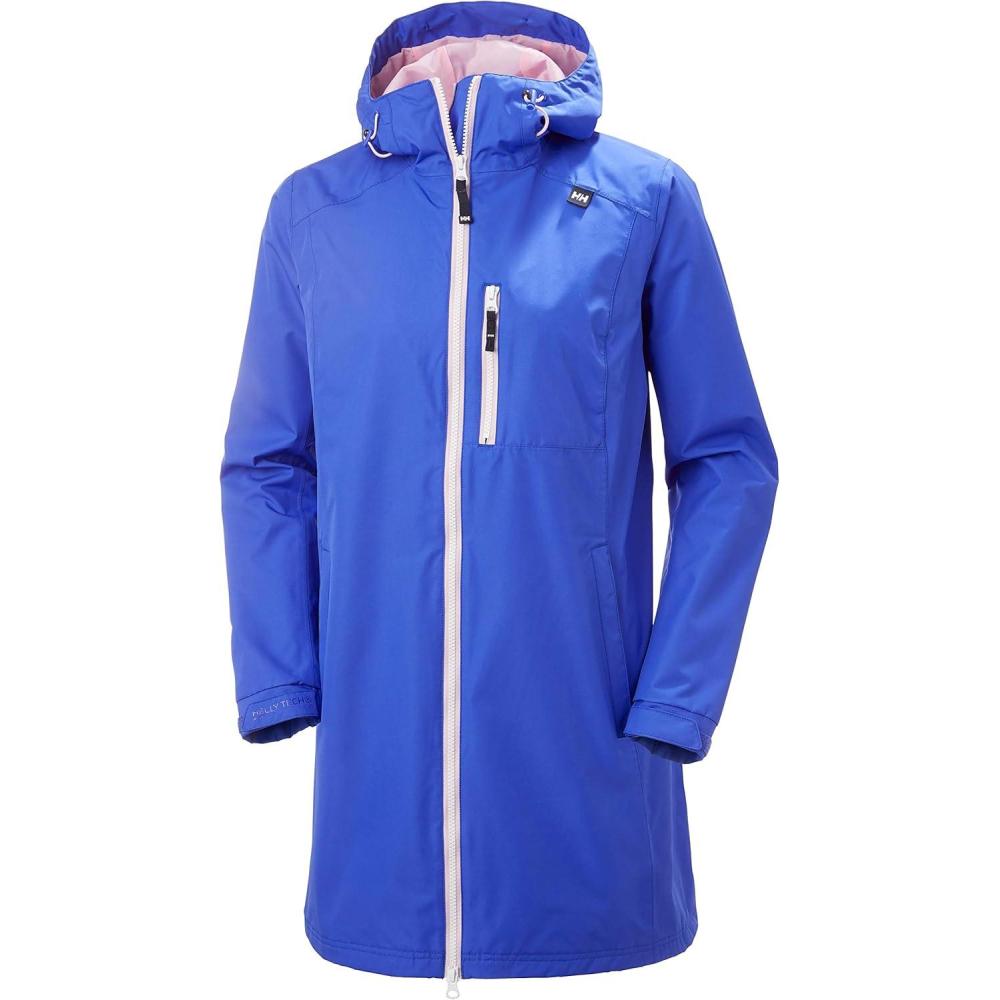 imageHelly Hansen Womens Long Belfast JacketRoyal Blue