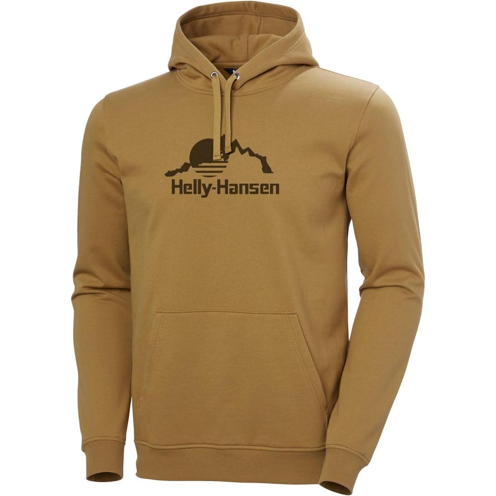 imageHelly Hansen mens Standard Nord Graphic Pull Over HoodieYellow