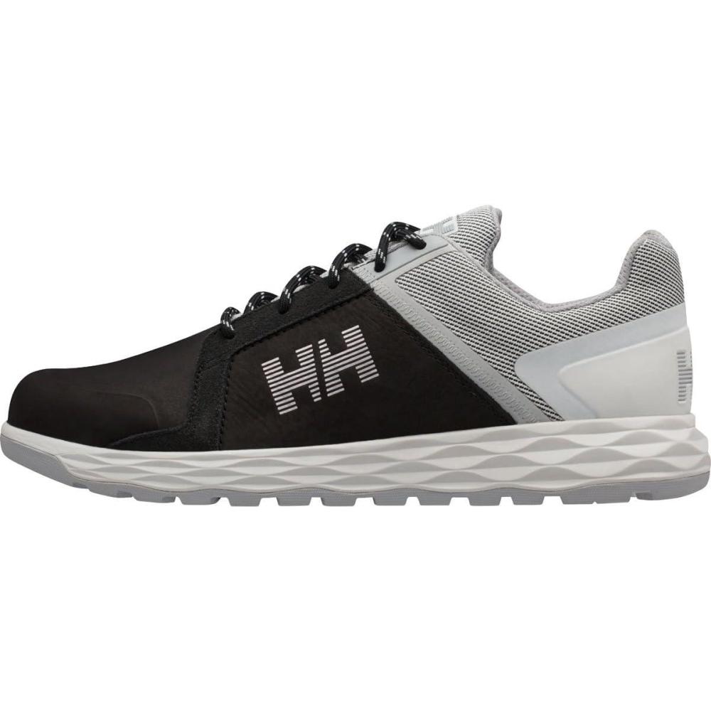 imageHellyHansen 11436 Mens Gambier LCHelly Hansen Men S Gambier Lc Helly Tech Waterproof Leather Sneaker With Grip Black Light Grey Off White 11