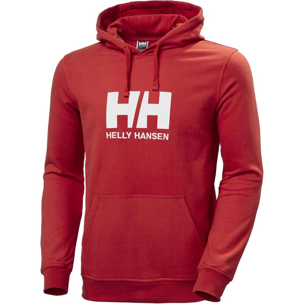 imageHellyHansen 33977 Mens Hh Logo Hoodie163 Red