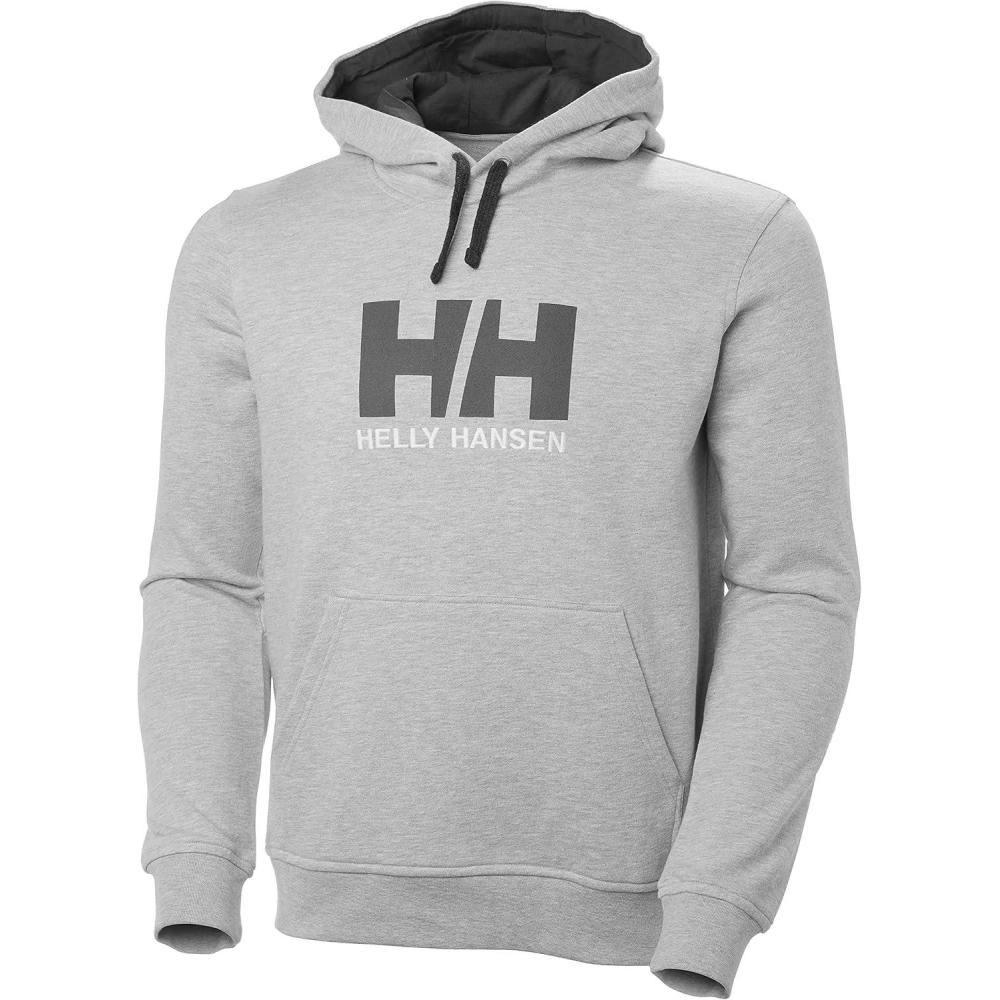 imageHellyHansen 33977 Mens Hh Logo Hoodie950 Grey Melange