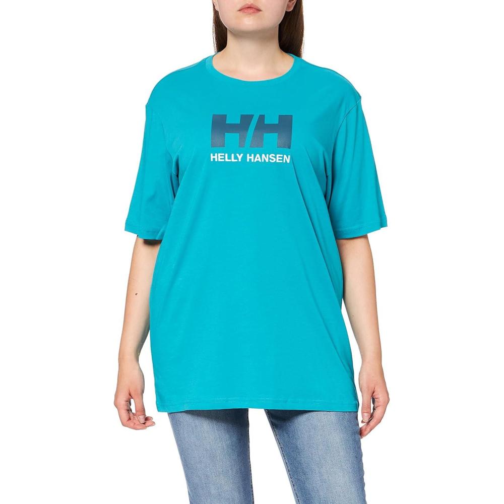 imageHellyHansen 33979 Mens Logo TShirt649 Caribbean Sea