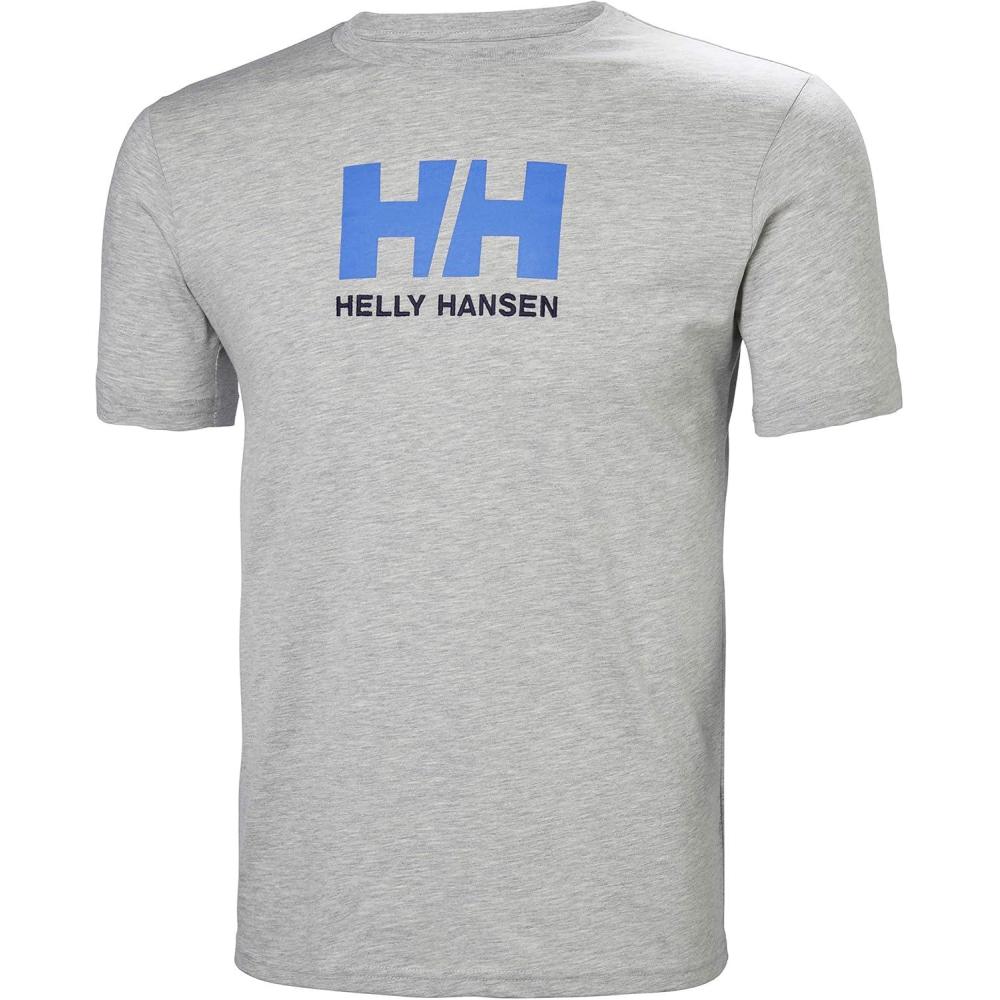 imageHellyHansen 33979 Mens Logo TShirt949 Grey Melange