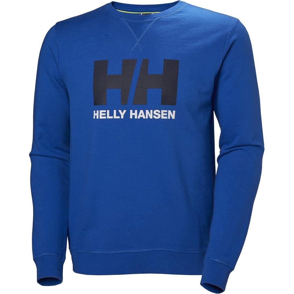 imageHellyHansen 34000 Mens Hh Logo Crew Sweater563 Olympian Blue