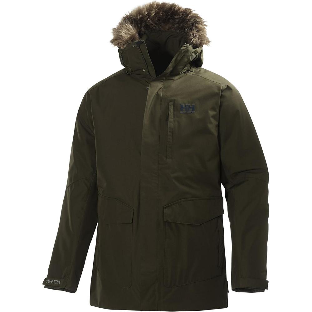 imageHellyHansen 54403 Mens Dubliner Parka468 Olive Night