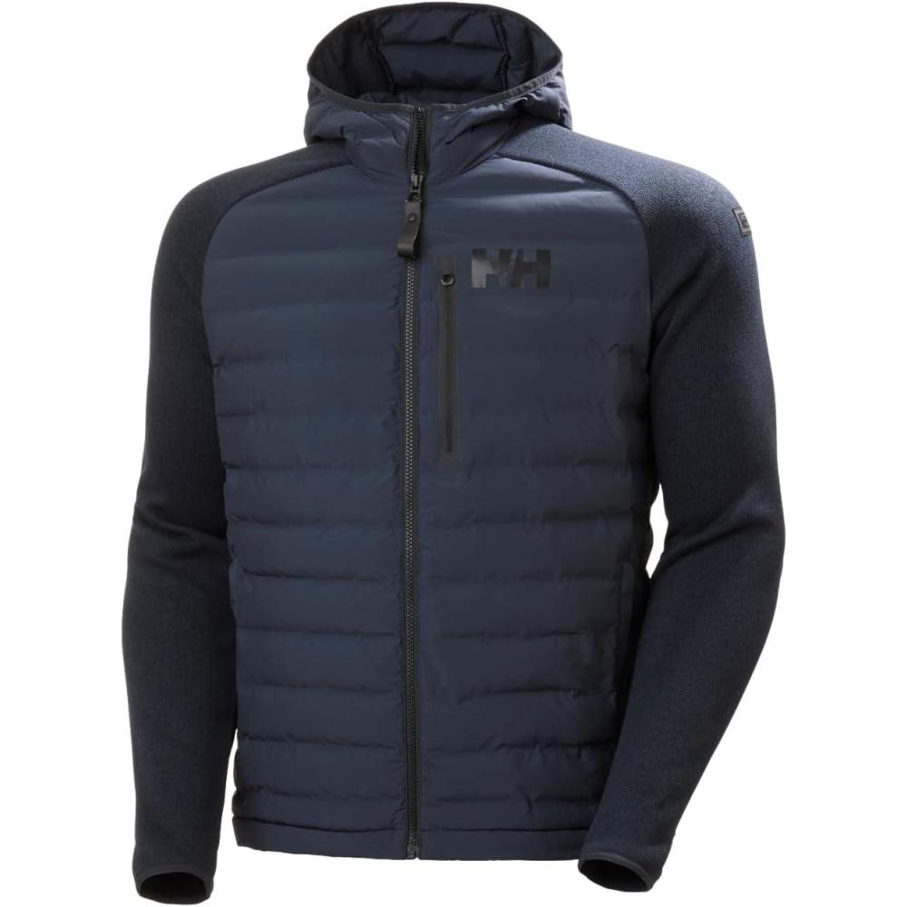 imageHellyHansen Arctic Ocean Hybrid Insulator Mens Athletic Insulated Jacket Lightweight Breathable WaterResistant Coat597 Navy