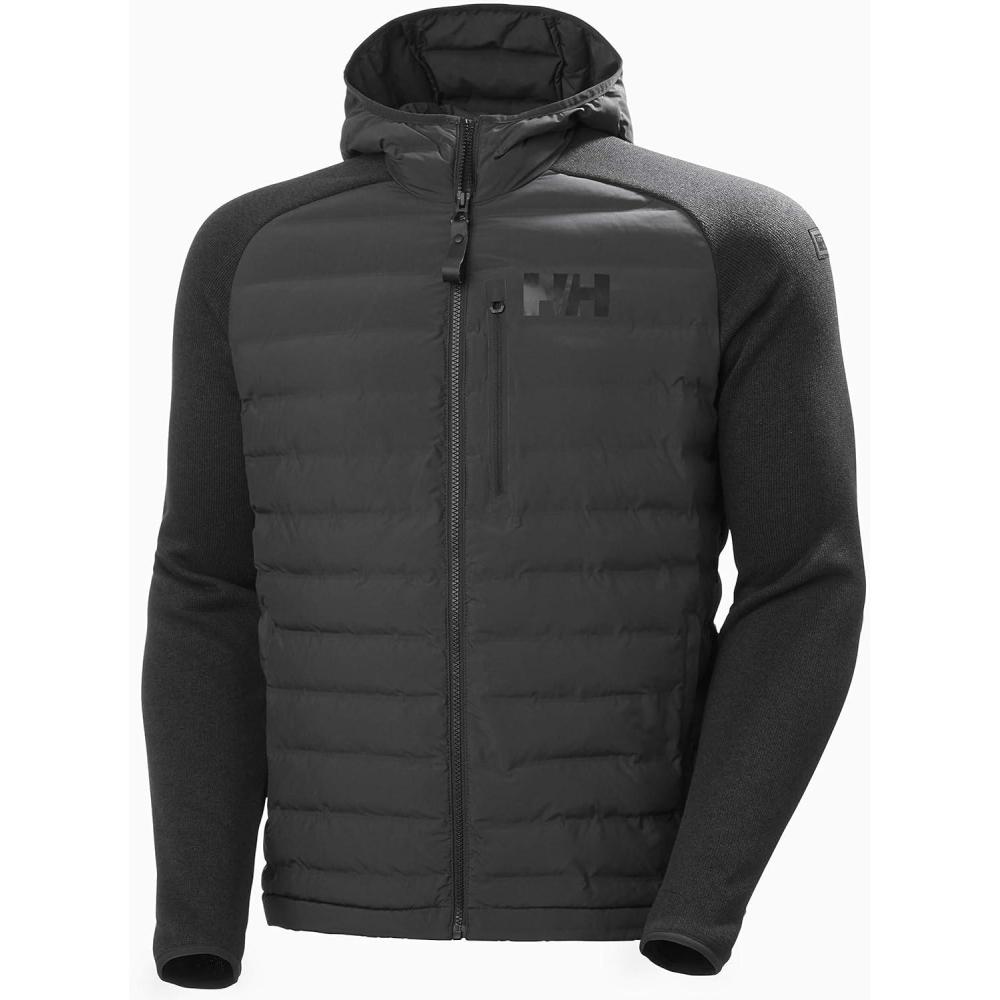imageHellyHansen Arctic Ocean Hybrid Insulator Mens Athletic Insulated Jacket Lightweight Breathable WaterResistant Coat980 Ebony