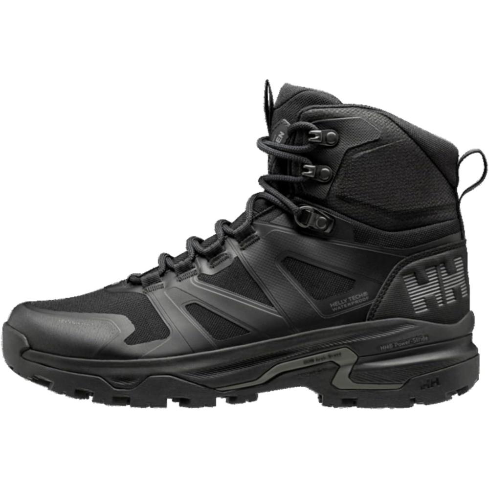 imageHellyHansen Ascender Mid HT Mens Waterproof Hiking Shoe Durable Outdoor Footwear for AllTerrain Adventures Breathable ampamp Comfortable990 Black