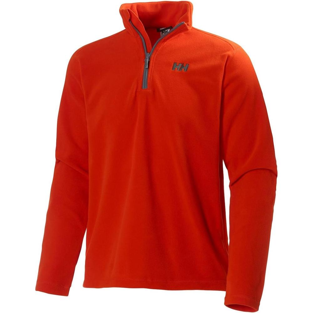 imageHellyHansen Daybreaker 12 Zip Fleece  Mens Recycled FleeceOuterwearJackets Cozy HalfZip Pullover For All Seasons261 Bordeaux