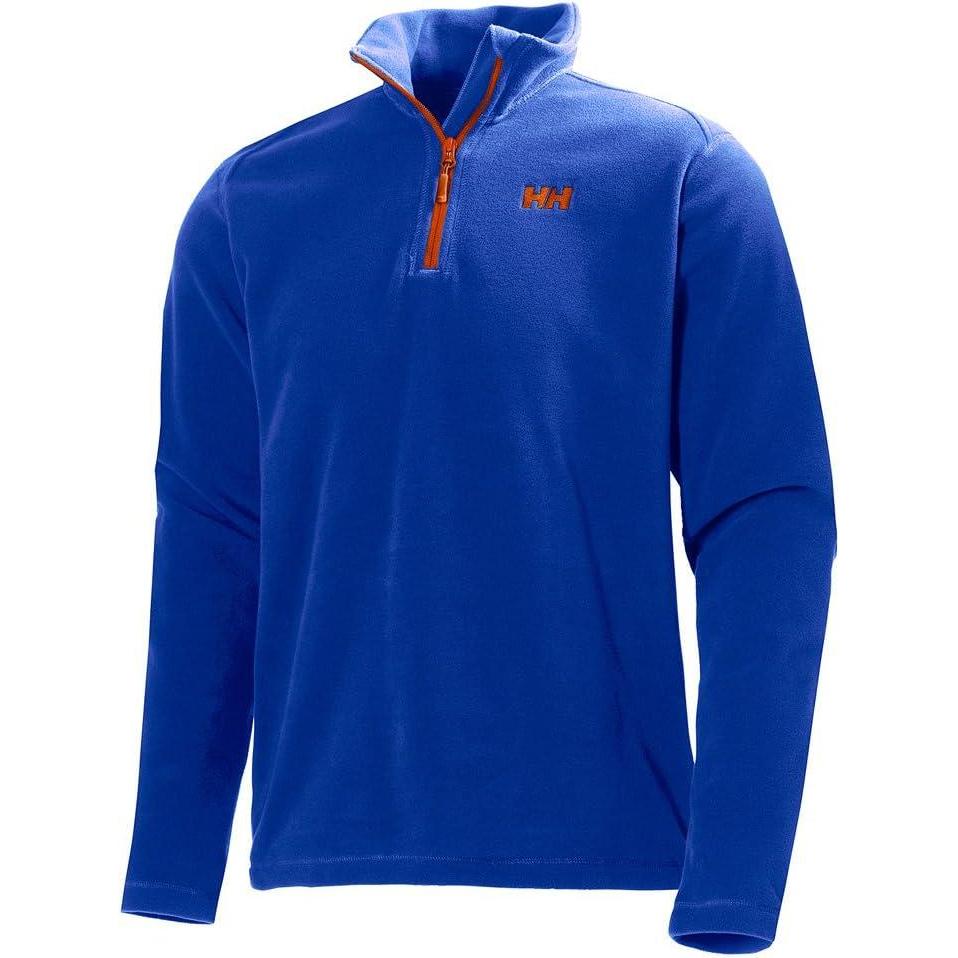 imageHellyHansen Daybreaker 12 Zip Fleece  Mens Recycled FleeceOuterwearJackets Cozy HalfZip Pullover For All Seasons533 Classic Blue