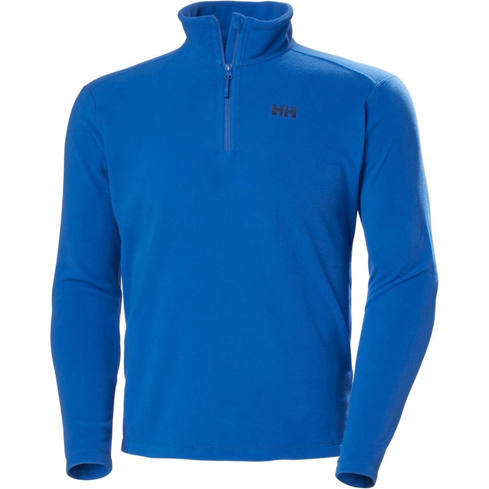imageHellyHansen Daybreaker 12 Zip Fleece  Mens Recycled FleeceOuterwearJackets Cozy HalfZip Pullover For All Seasons543 Cobalt 20