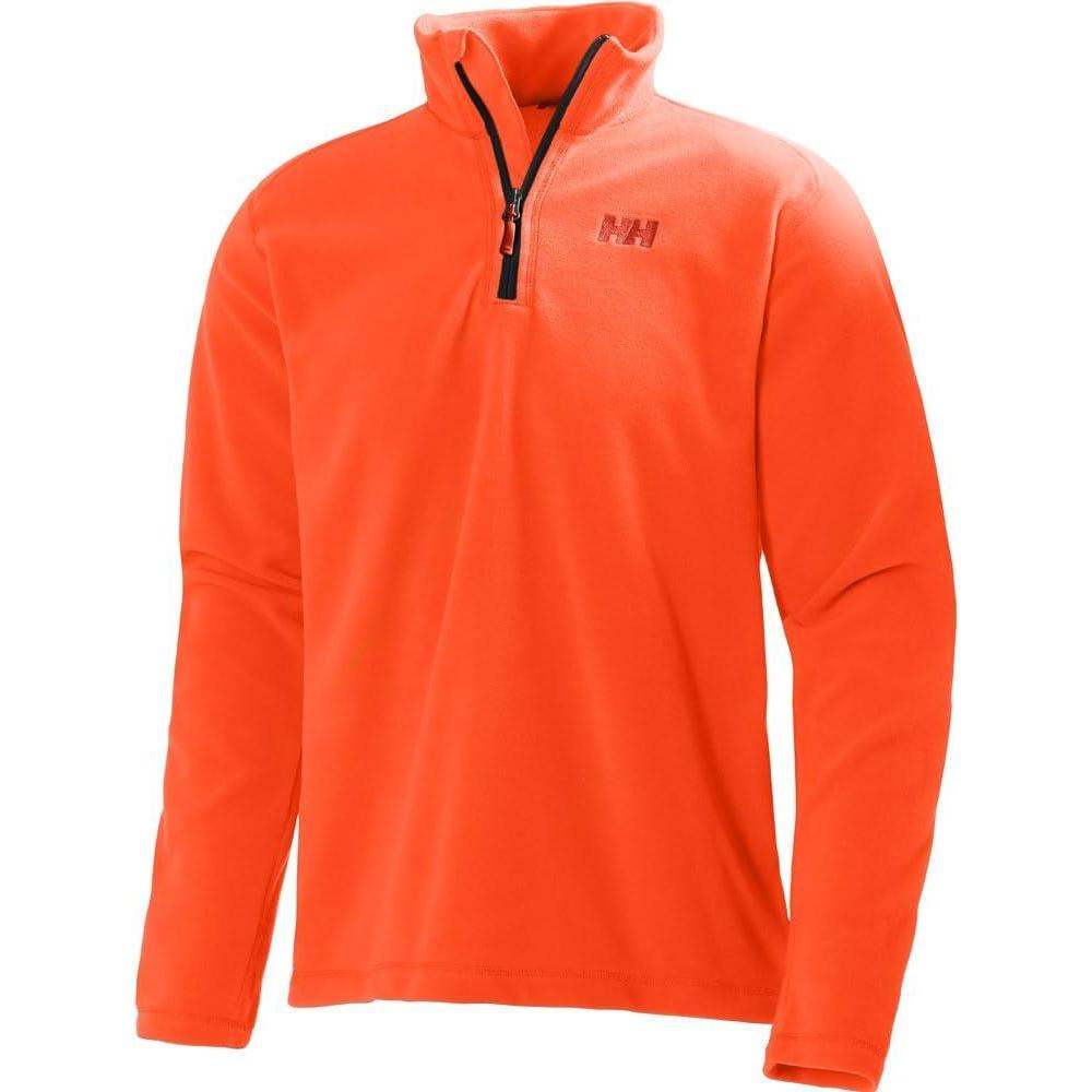 imageHellyHansen Daybreaker 12 Zip Fleece Mens Recycled FleeceOuterwearJackets Cozy HalfZip Pullover For All Seasons817 Magma