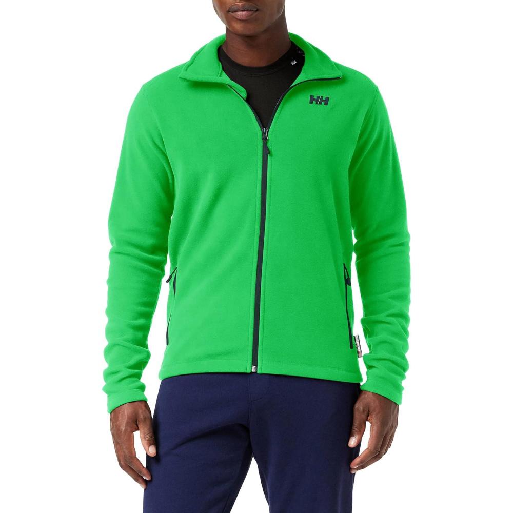imageHellyHansen Daybreaker 12 Zip Fleece  Mens Recycled FleeceOuterwearJackets Cozy HalfZip Pullover For All Seasons884 Paris Green