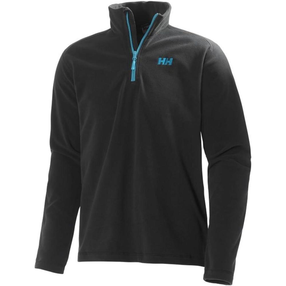 imageHellyHansen Daybreaker 12 Zip Fleece Mens Recycled FleeceOuterwearJackets Cozy HalfZip Pullover For All Seasons984 Ebony Frozen