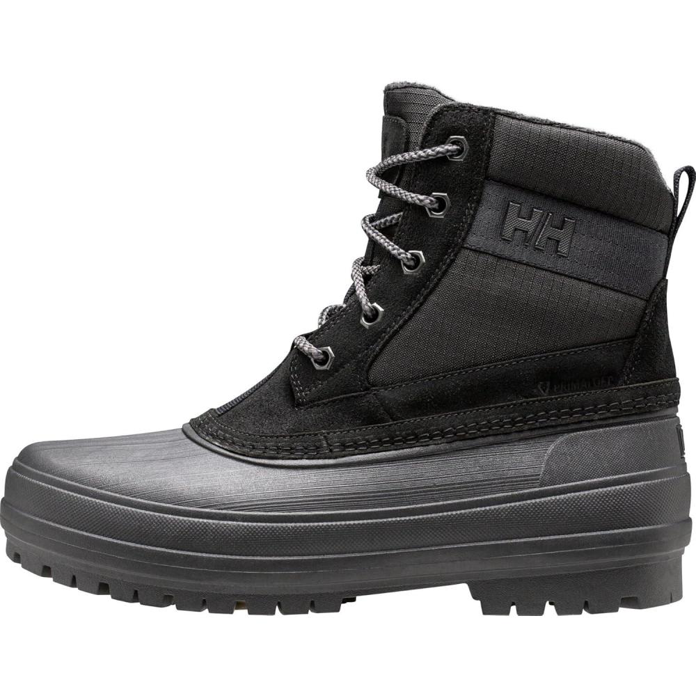 imageHellyHansen Fraser Mid Mens Boots Waterproof Winter Boots for Snowy Conditions Durable and Comfortable990 Black