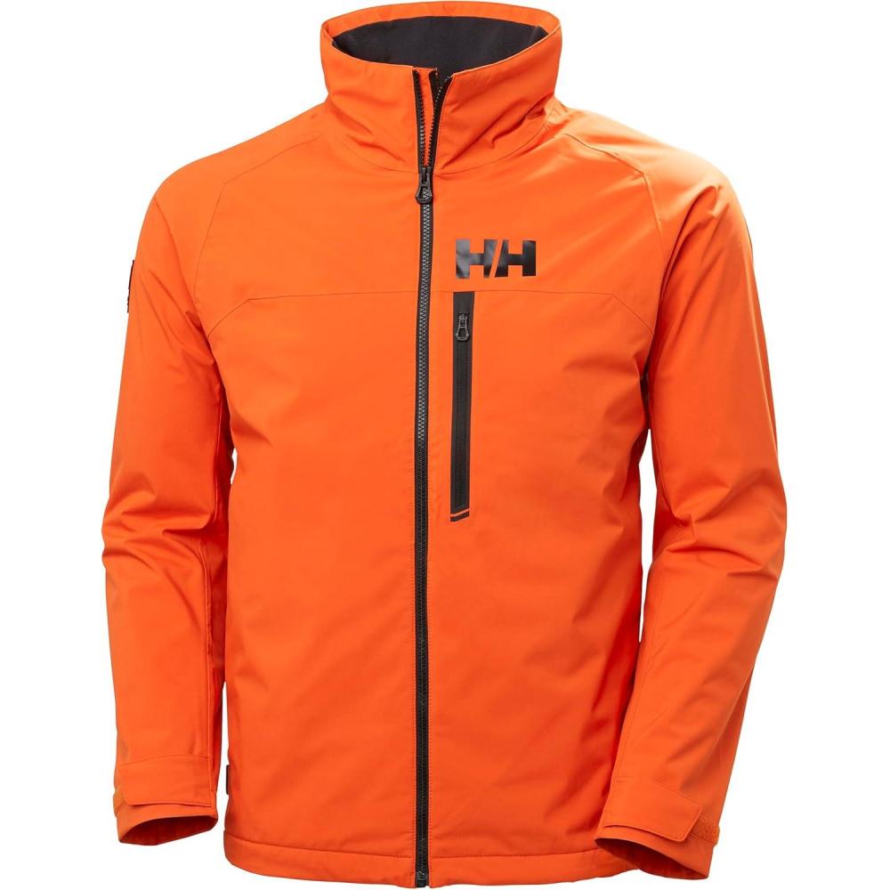 imageHellyHansen Hp Racing Lifaloft Jacket for Men Waterproof Coat Lightweight WindbreakerJackets Breathable Outdoor Apparel307 Flame