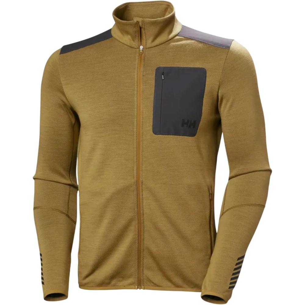 imageHellyHansen LIFA Merino Midlayer for Men  Warm ampamp Breathable Wool Blend Pullover Ideal for Outdoor Activities ampamp Layering787 Lynx