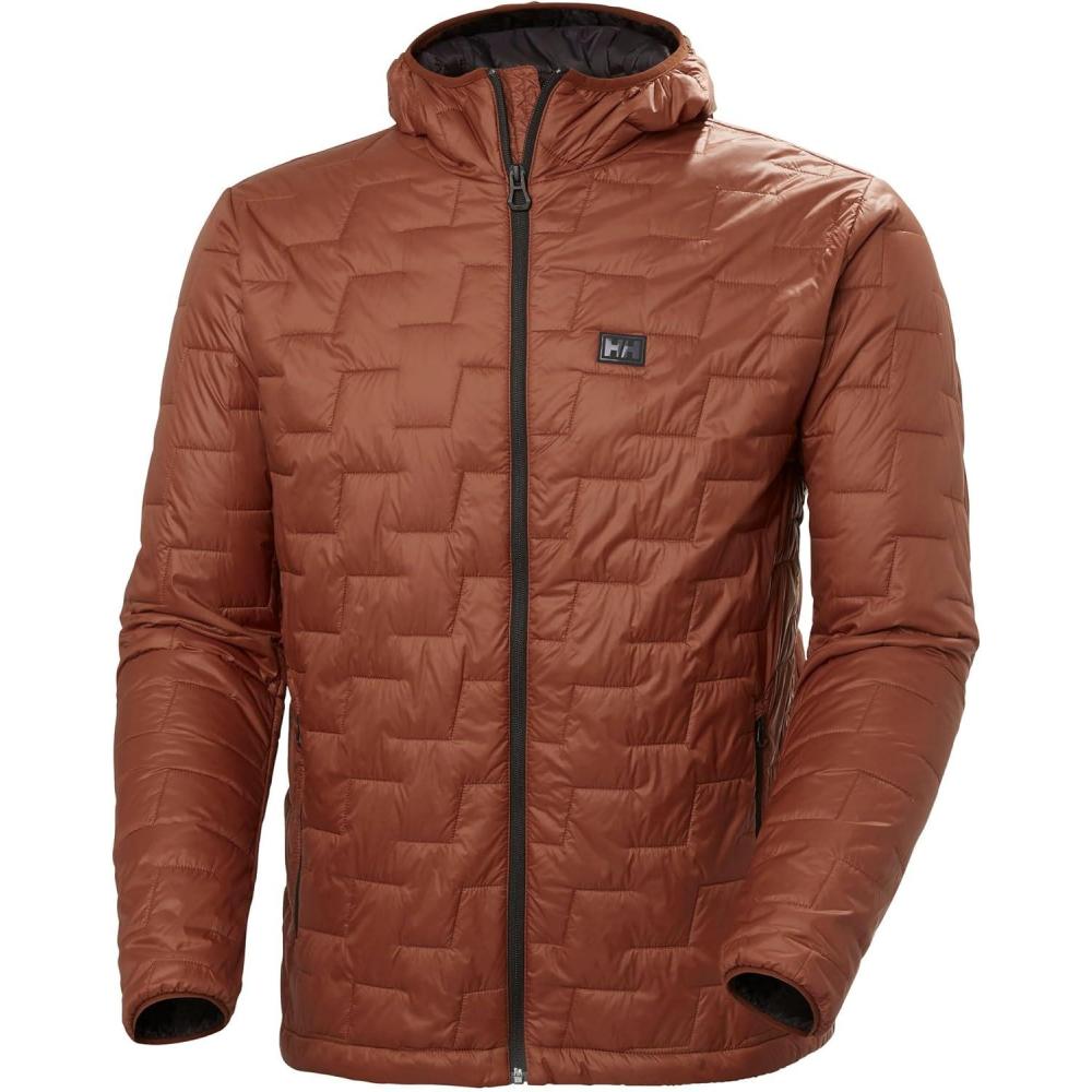 imageHellyHansen Lifaloft Insulator Jacket for Men Lightweight Coat AthleticShellJackets WaterResistant Windproof302 Iron Oxide