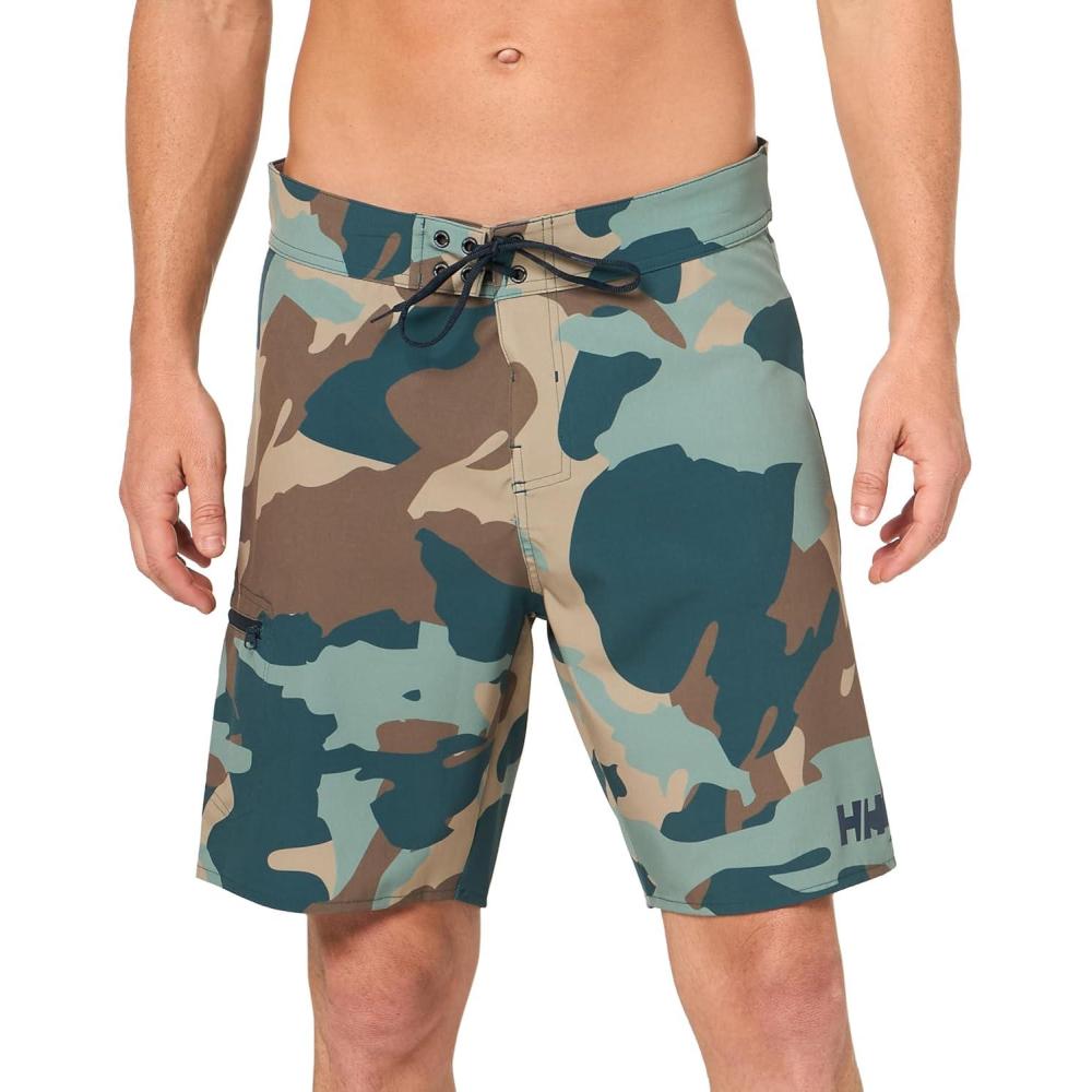 imageHellyHansen Mens Hp Board Shorts 9quot 30489 Cactus Camo