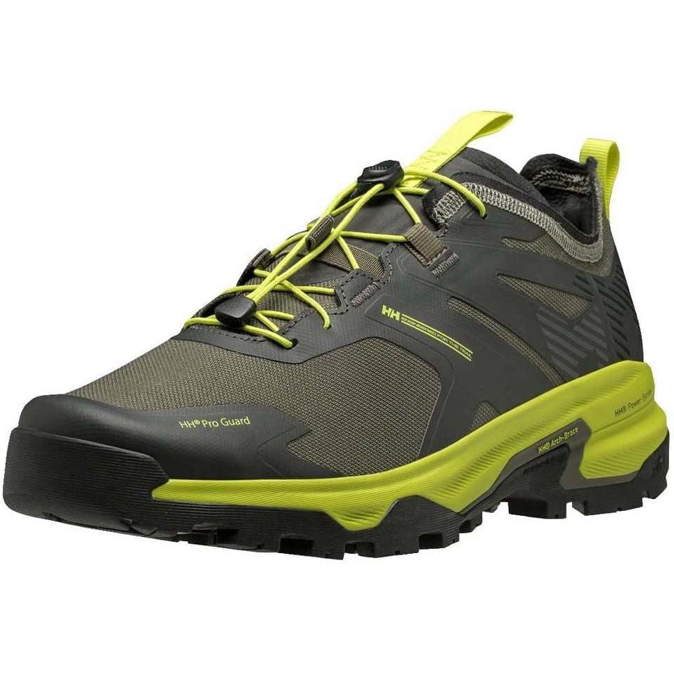 imageHellyHansen Ridgeflyer QL Mens Hiking Shoes  Durable Breathable Outdoor Footwear482 BelugaUtility Green