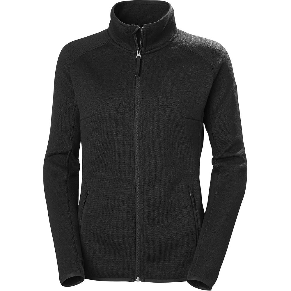 imageHellyHansen Varde Fleece Jacket 20 for Women Polartec Thermal Pro Lightweight Durable QuickDry Recycled Materials990 Black
