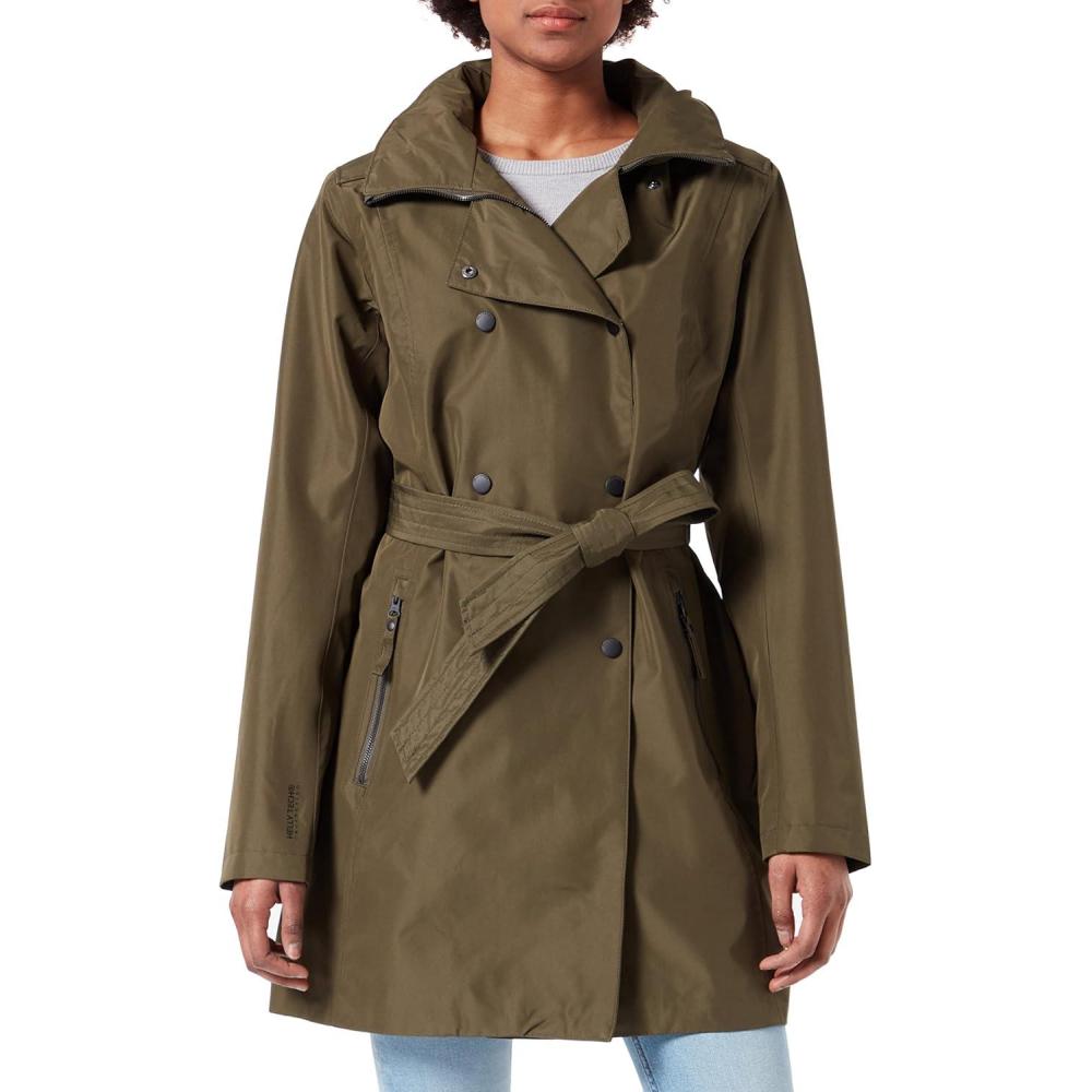 imageHellyHansen Womens Welsey Ii Trench431 Utility Green