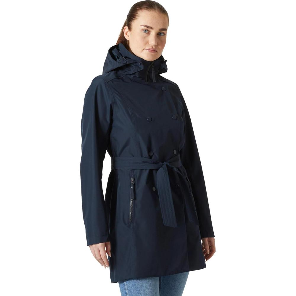 imageHellyHansen Womens Welsey Ii Trench599 Navy