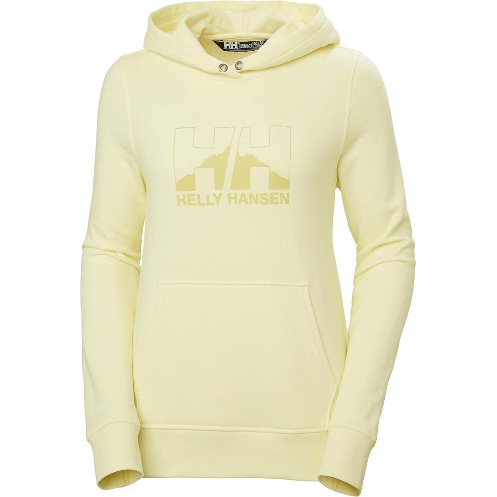 imageHellyHansen womens Nord Graphic Pullover Hoodie333 Faded Yellow Melange