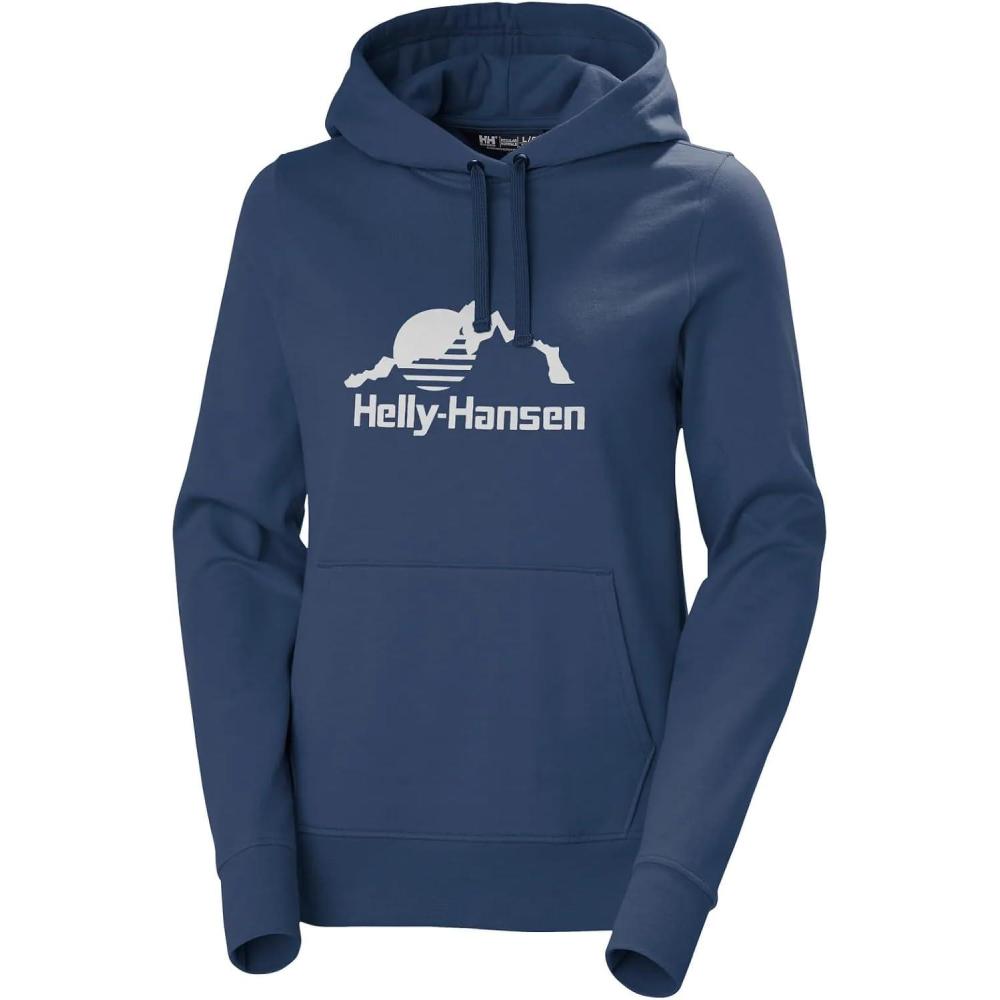 imageHellyHansen womens Nord Graphic Pullover Hoodie585 Ocean