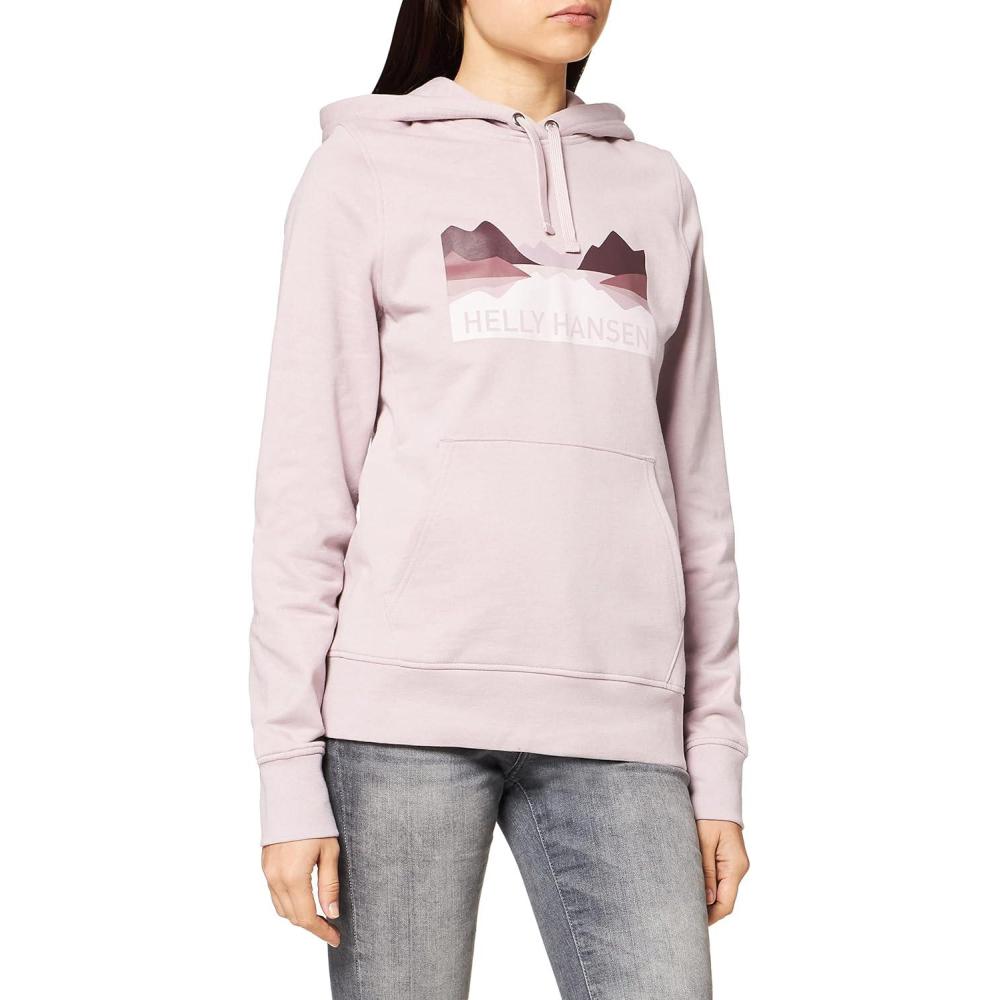 imageHellyHansen womens Nord Graphic Pullover Hoodie692 Dusty Syrin