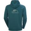 Helly Hansen mens Standard Nord Graphic Pull Over Hoodie(454 Dark Creek 2)