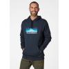 Helly Hansen mens Standard Nord Graphic Pull Over Hoodie(597 Navy)