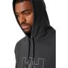 Helly Hansen mens Standard Nord Graphic Pull Over Hoodie(980 Ebony)