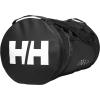 Helly Hansen unisex-adult Unisex HH Duffel Bag 2 Packable Bag with Optional Backpack Straps, 579 Arctic Grey, 90L (Large)(990 Black)
