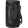Helly Hansen unisex-adult Unisex HH Duffel Bag 2 Packable Bag with Optional Backpack Straps, 579 Arctic Grey, 90L (Large)(990 Black)
