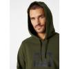 Helly-Hansen 33977 Men’s Hh Logo Hoodie(431 Utility Green)