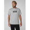 Helly-Hansen 33979 Men’s Logo T-Shirt(Grey Melange)