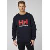 Helly-Hansen 34000 Men’s Hh Logo Crew Sweater(Navy)
