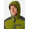 Helly-Hansen Arctic Ocean Hybrid Insulator Men’s Athletic Insulated Jacket, Lightweight, Breathable, Water-Resistant Coat(461 Green)