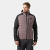 Helly-Hansen Arctic Ocean Hybrid Insulator Men’s Athletic Insulated Jacket, Lightweight, Breathable, Water-Resistant Coat(656 Sparrow Grey)