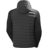 Helly-Hansen Arctic Ocean Hybrid Insulator Men’s Athletic Insulated Jacket, Lightweight, Breathable, Water-Resistant Coat(980 Ebony)