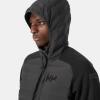 Helly-Hansen Arctic Ocean Hybrid Insulator Men’s Athletic Insulated Jacket, Lightweight, Breathable, Water-Resistant Coat(980 Ebony)