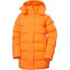 Helly-Hansen Aspire Puffy Parka Womens Winter Coat Puffer Jacket Insulated Water Resistant Long Warm Hooded Synthetic Down(325 Poppy Orange)