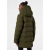 Helly-Hansen Aspire Puffy Parka Womens Winter Coat Puffer Jacket Insulated Water Resistant Long Warm Hooded Synthetic Down(431 Utility Green)