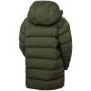 Helly-Hansen Aspire Puffy Parka Womens Winter Coat Puffer Jacket Insulated Water Resistant Long Warm Hooded Synthetic Down(432 Utility Green)