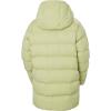 Helly-Hansen Aspire Puffy Parka Womens Winter Coat Puffer Jacket Insulated Water Resistant Long Warm Hooded Synthetic Down(498 Iced Matcha)